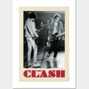 on stage the clash Posters and Art